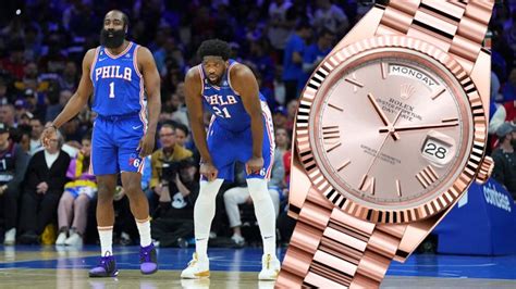 james harden rolex watch|James Harden Surprises Joel Embiid With a Rolex as .